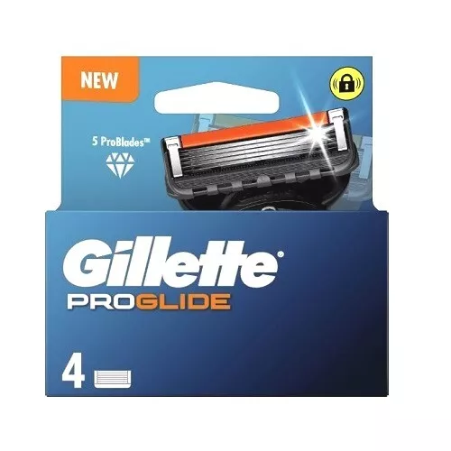 GILETTE PROGLIDE Lames de Rasoir -  4 Lames De Rechange Gillette ProGlide Rasoir