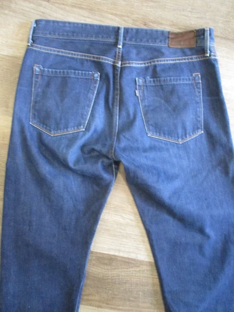 LEVIS MADE CRAFTED blue selvedge denim Taper leg jeans 34 30 £62.17 ...