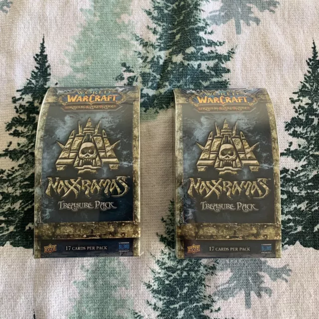World of Warcraft Naxxramas Treasure Pack Sealed x2 Possible El Pollo Grande??