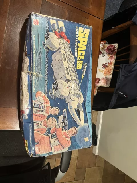 Vintage 1976 Mattel Space: 1999 Eagle 1 Toy Spacecraft Spaceship Original Box