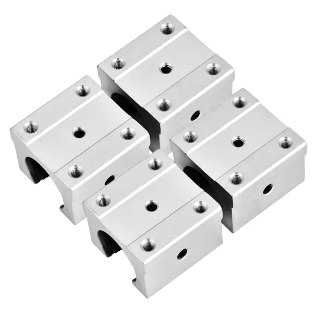 4Pcs SBR16UU 16mm Aluminum Open Linear Motion Bearing Block Slide For CNC