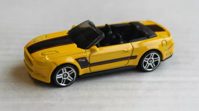 Hot Wheels 2015 Ford Mustang GT Cabrio Convertible gelb Auto Car yellow HW ´15