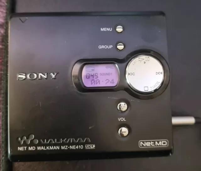 Sony MZ-NE410 High Speed NetMD minidisc player/ Recorder
