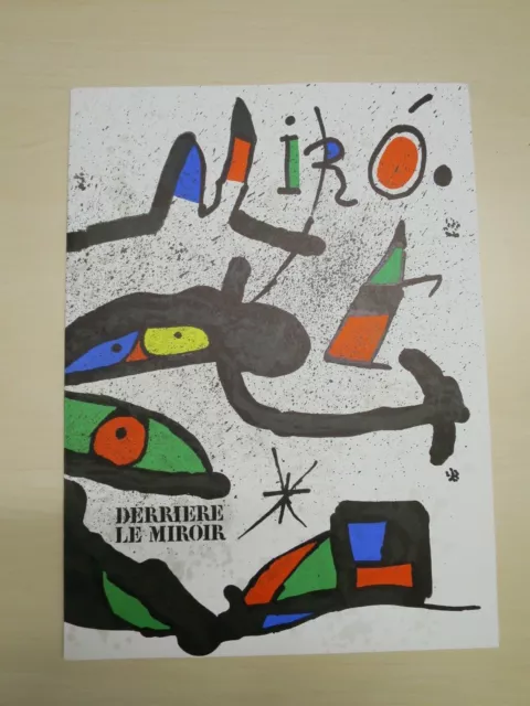 joan miro lithographie DLM Derriere Le Miroir Nr. 231 Maeght 1978