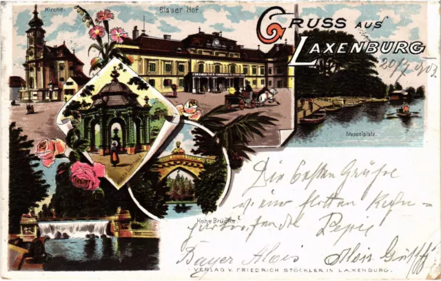 CPA AK greeting from Laxenburg forerunner AUSTRIA OSTERREICH (1274702)