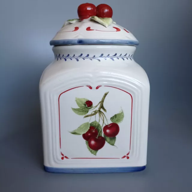 Pot Hermétique Villeroy Et Boch Cottage Charm Country Collection Cerises