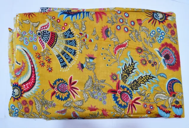Jaipuri 100% Coton Doux Tissu Indien Traditionnel Course Desseré Couture Art