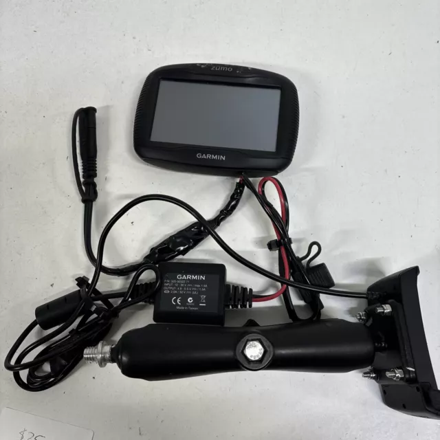 Motorcycle Bracket,Power Cord+Mount Garmin Zumo 395LM #D3