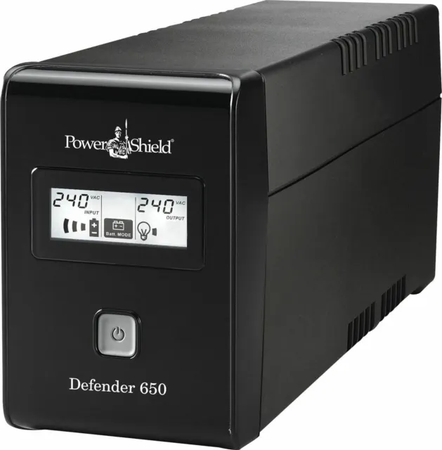 Powershield PSD650 Defender 650VA 390W Stylish Line Interactive UPS with AVR