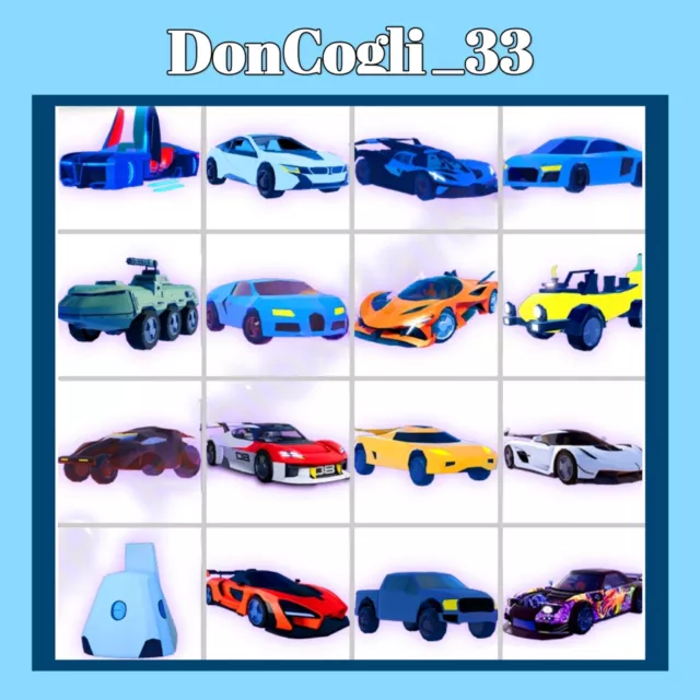 Roblox - Jailbreak - Car/Item/Texture - 100% CLEAN Cheapest and