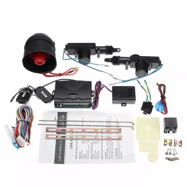 Universal Car Vehicle Remote Keyless Entry Central Door Locking Alarm System Kit