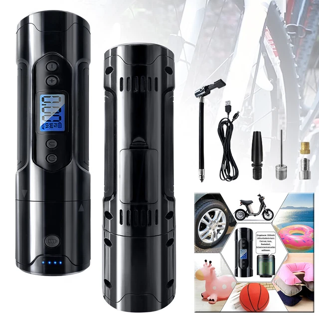Digitale Luftpumpe Mini Auto-Luftpumpe Wireless Reifenpumpe 12V für Basketball