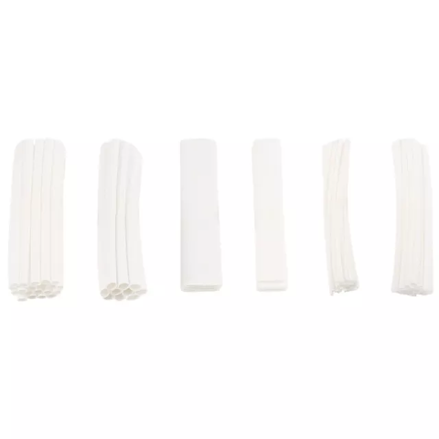 3X(100 Tube Thermorétractable Pcs Tube Thermorétractable Couleur: Blanc K2W6)