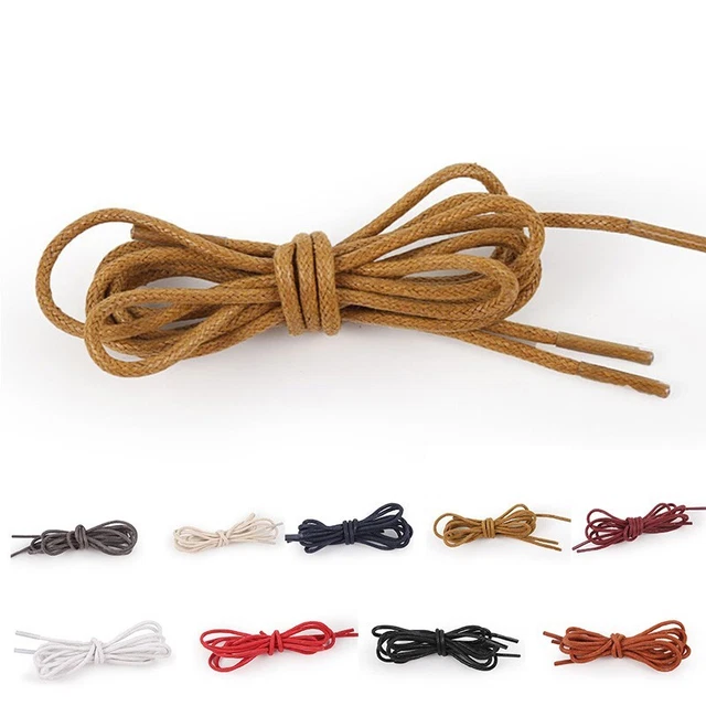 Durable Accessories Hot Premium Shoelaces Waxed leather Shoes Shoe Laces