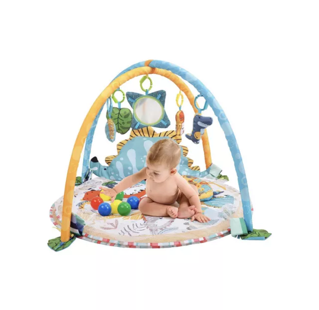 BATTOP Baby Play Mat Activity Gym Ball Pit 4-in-1 Tummy Time Mat, GarageBin