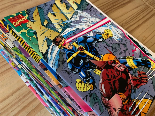 X-MEN 1991 SERIES # 1 TO 24,27,29 TO 32,34 TO 37. 2 X No1.LOT OF 34 GRADED