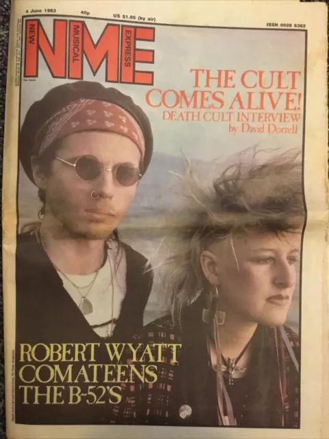 NME Music Magazine 4 June  1983 The Cult The B52s