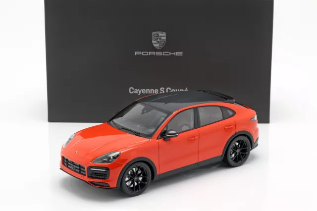 Porsche Cayenne S Coupe Baujahr 2019 lava orange 1:18 Norev