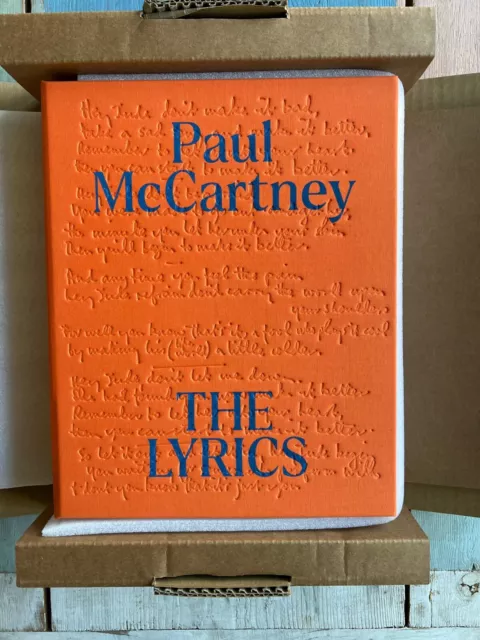 Paul McCartney SIGNED The Lyrics: 1956 To The Present Deluxe Autographed #48 175