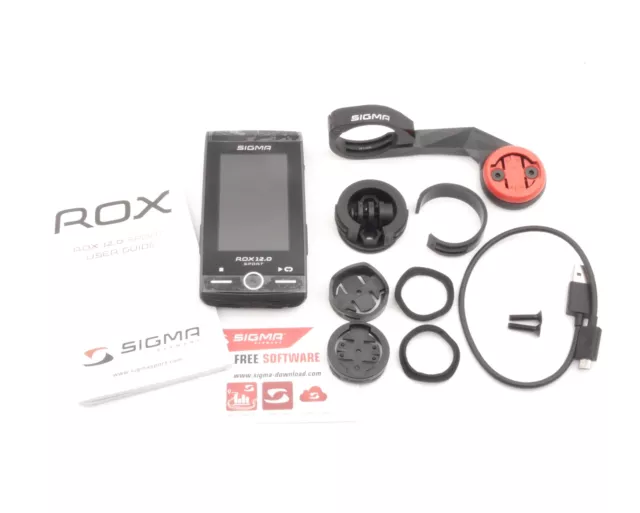 Sigma Rox Sport 12.0 Fahrrad Computer Display Navigation mit Halterung Navy NEU