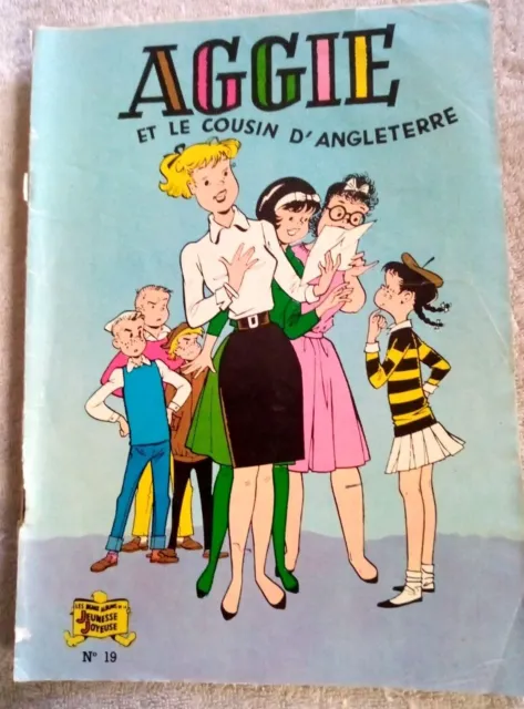 Aggie n°19 et le cousin d'Angletairre, édition 1980. BD souple Jeunesse Joyeuse