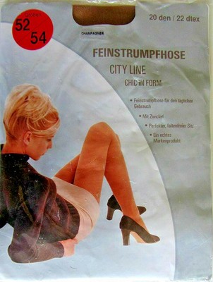 Echte Vintage Nylons Nylonstrümpfe Gr 10 hell 86 cm 20 den nur die best OVP 