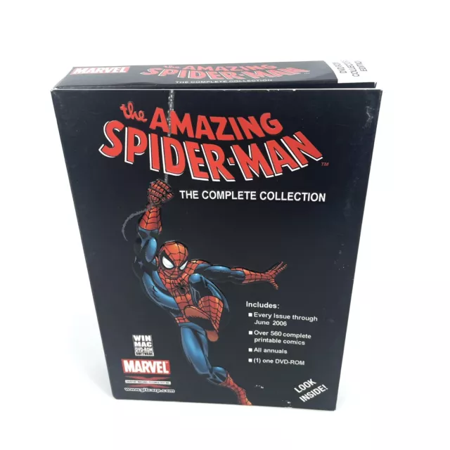 The Amazing Spider-Man The Complete Collection DVD Rom PC/Mac Over 560 Comics