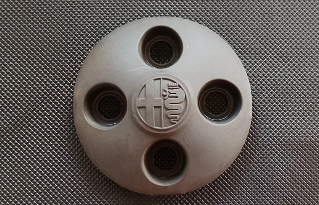 4 Coprimozzo 56mm Per Alfa Romeo Giulietta 147 159 - Logo Oro, Antiruggine - Foto 11