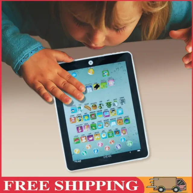 Learning Machine Tablet English Educational Toy for Toddlers Kids (Black)