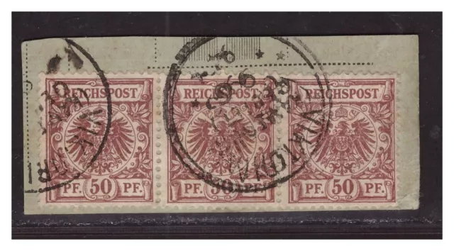 Kamerun V 50 c (3) ° Viktoria 9.6.94 Luxus Paket Attest BPP Mi / Steuer : 900 €