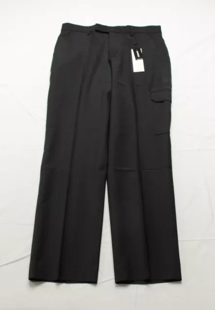 Express Men's Wool-Blend Modern Tech Cargo Dress Pant JW7 Black Size 30X30 NWT