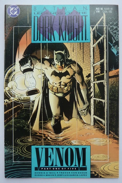 Batman: Legends of the Dark Knight #16 - Venom DC Comics March 1991 VF+ 8.5