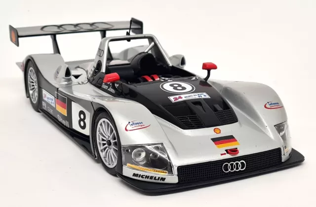 Maisto 1/18 Audi R8R Le Mans 1999 #8 Biela Pirro / Theys Diecast Model Race Car