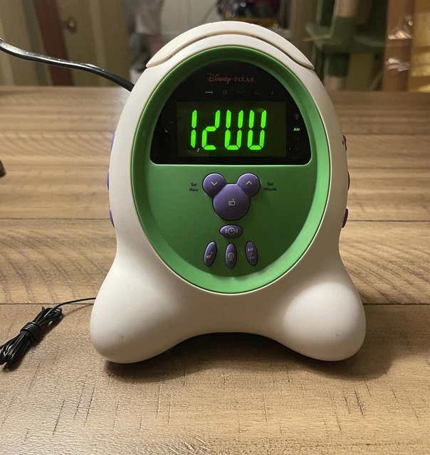 DISNEY BUZZ LIGHTYEAR Clock Radio w/ Alarm Memorex DCR5000P Tuner RARE