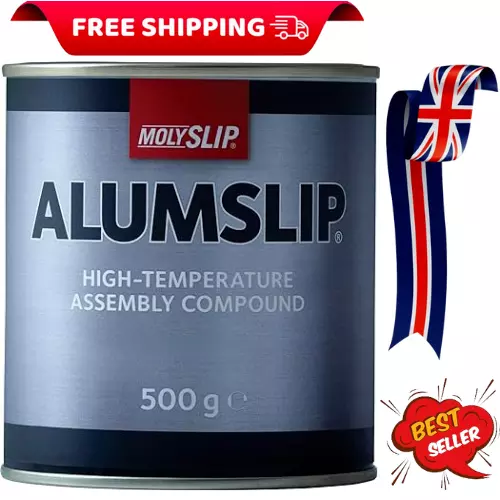 Molyslip Anti-Seize Compound Alumslip High Temperature Anti-Seize 500g Tin*