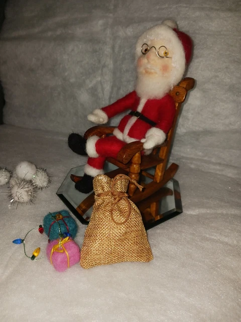 Needle Felted Father Christmas