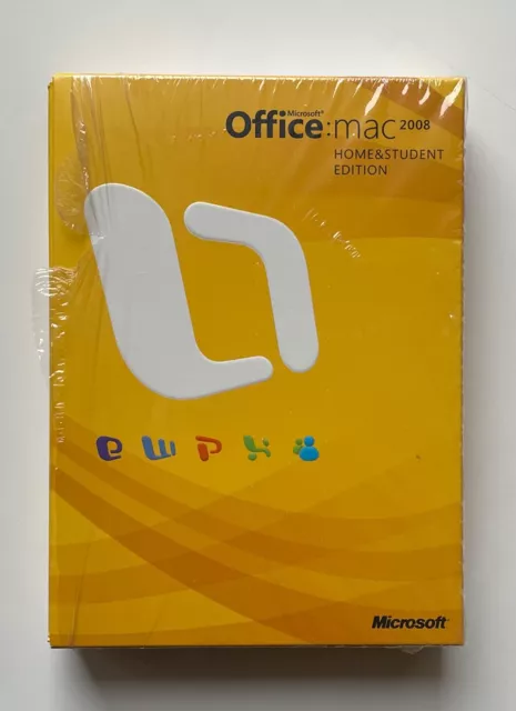 Microsoft Office 2008 Home & Student Edition for Mac with Three Product Keys