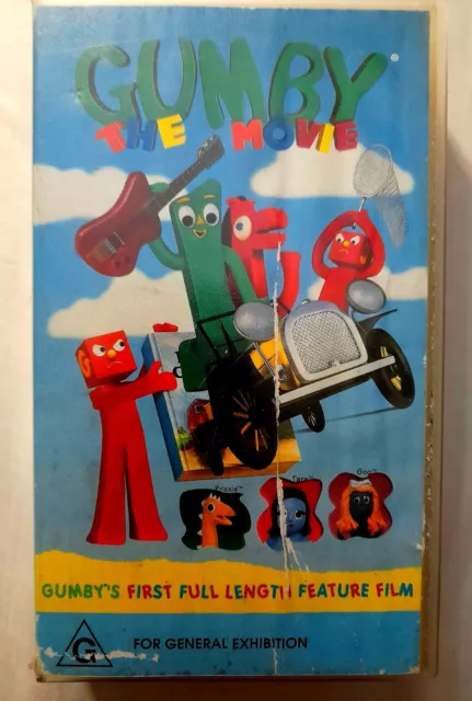 Gumby The Movie VHS Video Tape Rare Roadshow. Gumby's first full length movie