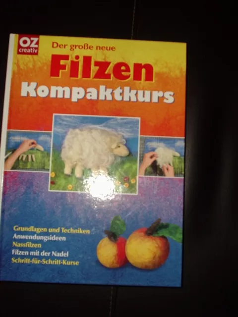 Der  große neue Kompaktkurs Filzen Nassfilzen und Filzen mit der Nadel