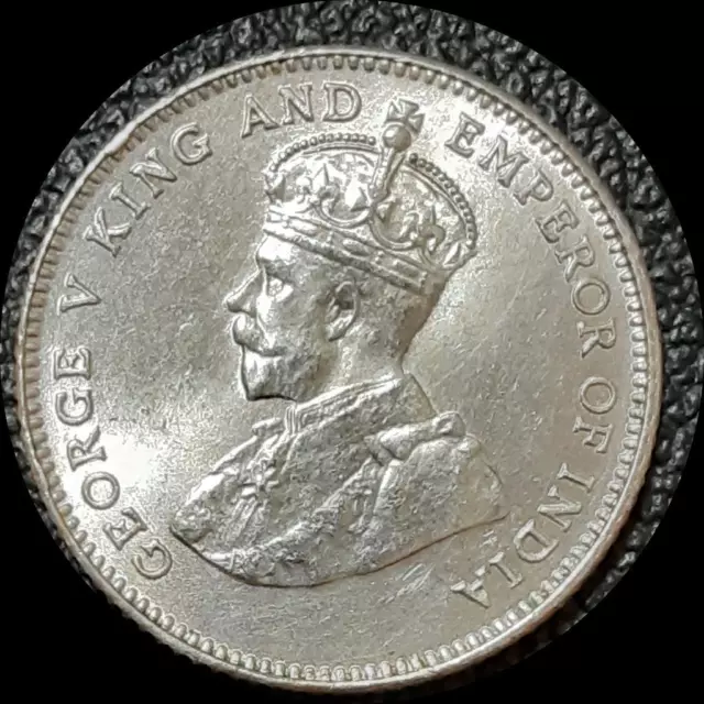 Straits Settlements 1927 10 cent, old world silver coin BU $1562