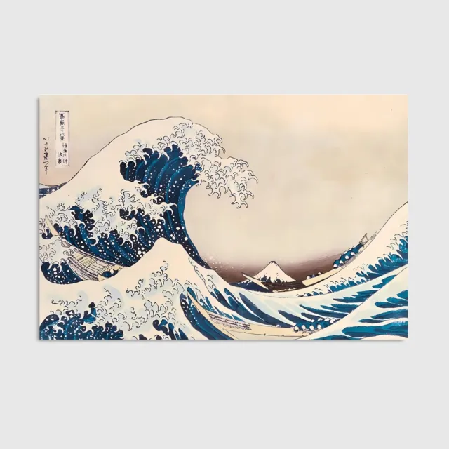 Kanagawa Japanese Wandbild XXL Canvas Leinwand Poster Acrylglas Wohnzimmer
