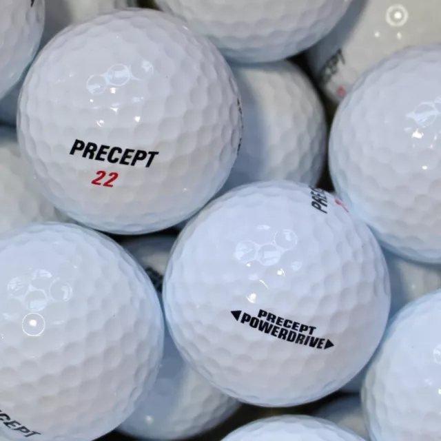 50 Golfbälle Precept Powerdrive AAA/AAAA Qualität Lakeballs Power Drive Bälle