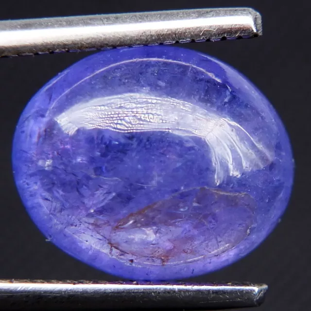 SHOLA Echt 4,99 Ct Natürlicher Violett Blau Tansanit aus Tansania, Tanzanite