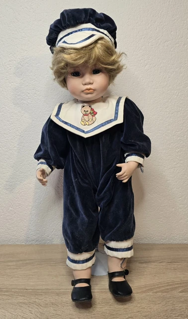 Poupée D'artiste MARA En Porcelaine (biscuit) Par Gaby Scholtz - Édition Limitée 40 Cm