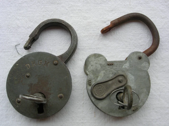 Cadenas Ancien Winchester 4 Pouces – Avec Deux Clés, Logo Gravé, Fabrication Inde