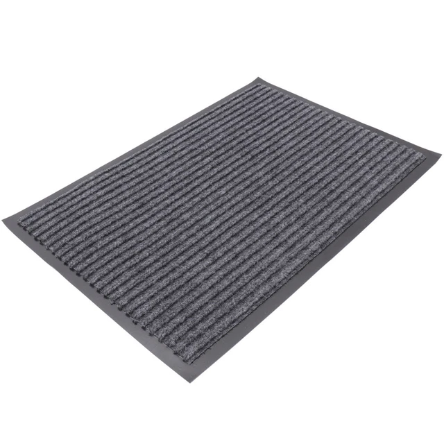 Alfombra de entrada polipropileno resistente al desgaste alfombra de baño gris