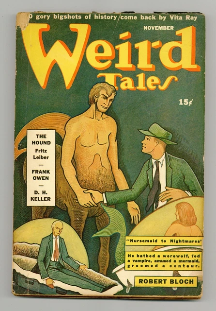 Weird Tales Pulp 1st Series Nov 1942 Vol. 36 #8 GD/VG 3.0