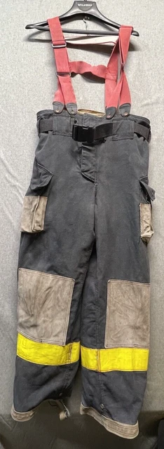 Cairns Vintage Fire Bunker/ Turnout Pants 36" Waist 30" Inseam Black