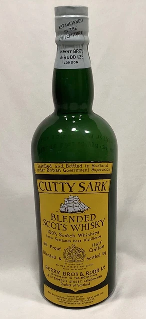 Cutty Sark Blended Scots Whiskey Display Dummy Bottle 15”