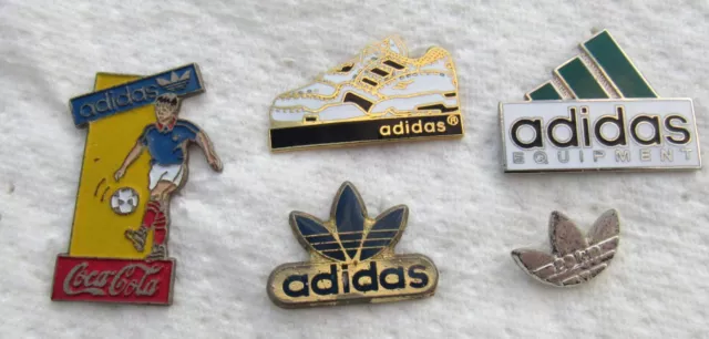 Lot De 5 Pin's Adidas